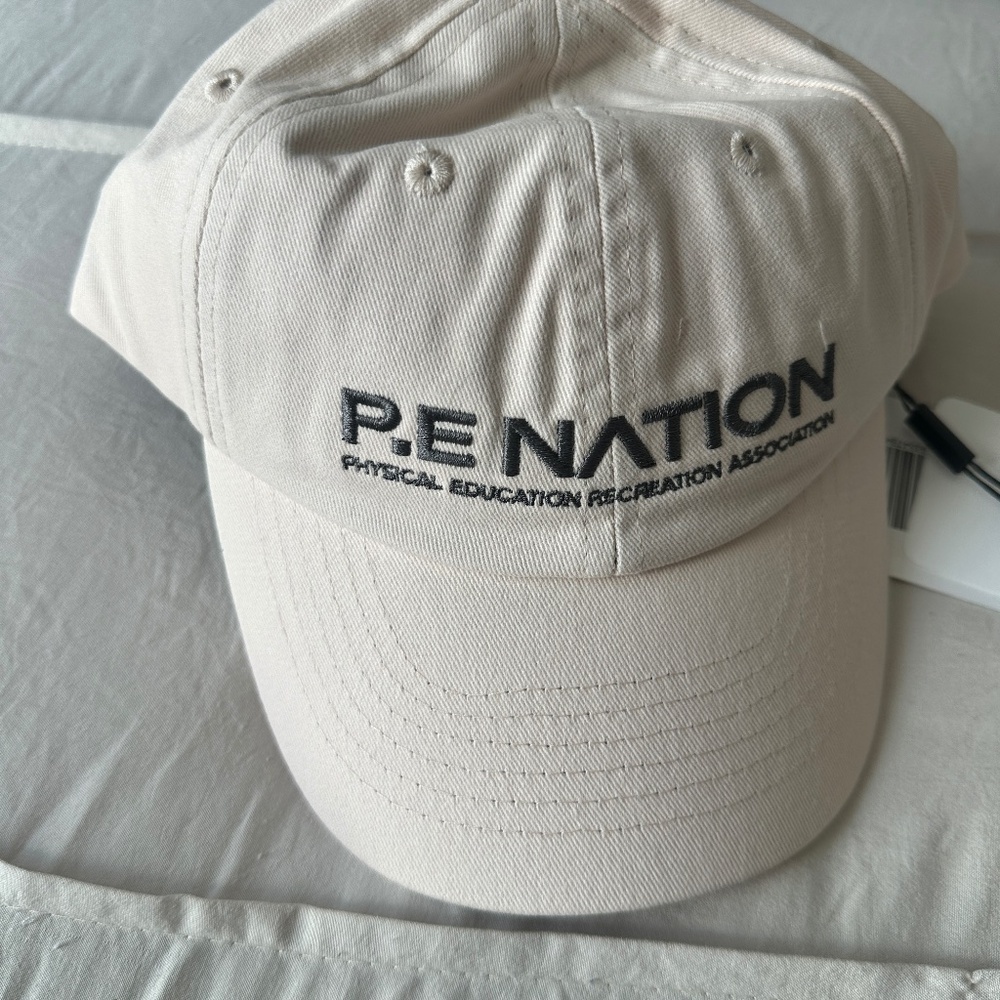 P.E. Nation HOMAGE CAP IN LIGHT PINK Blush One Size Fits All Brand New Women
